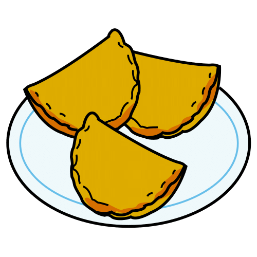 Pictograma de empanadillas para niños con TEA