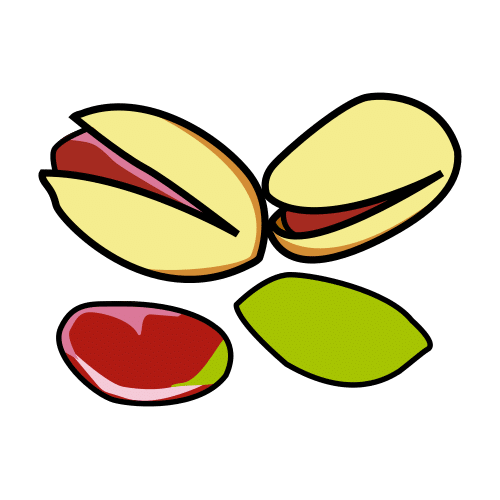 Pictograma de pistachos para niños con TEA