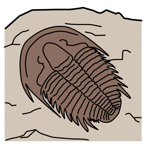 Pictograma de trilobites para niños con autismo y TEA