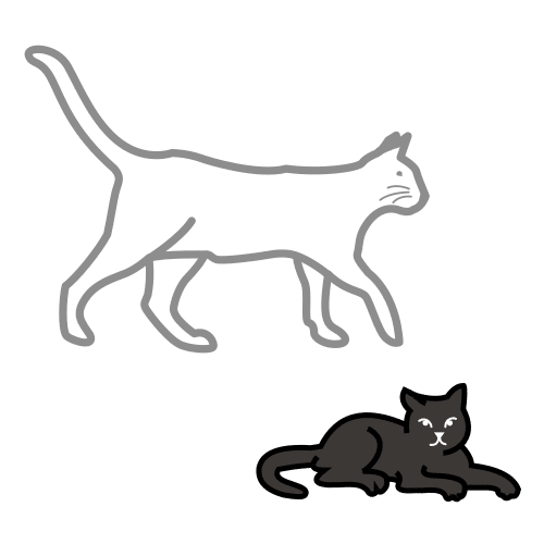 Pictograma de gatito para niños con TEA