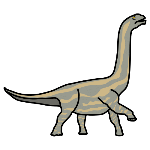 Pictograma de Aragosaurus ischiaticus para niños con autismo y TEA
