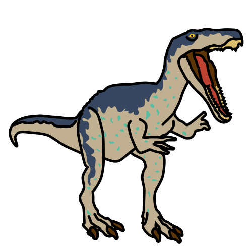 Pictograma de Baryonyx para niños con autismo y TEA