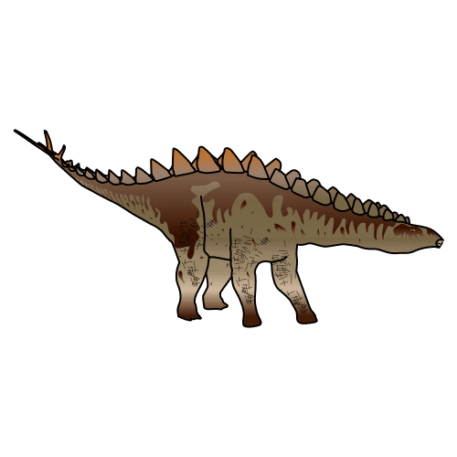 Pictograma de Dacentrurus armatus para niños con autismo y TEA