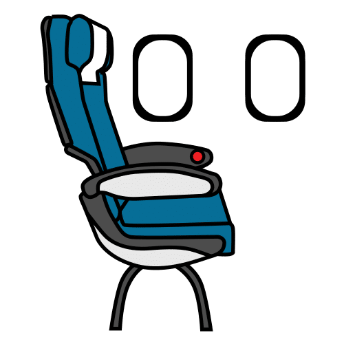 Pictograma de asiento para niños con TEA
