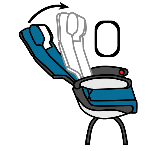 Pictograma de subir el asiento para niños con autismo y TEA
