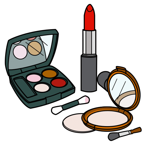 Pictograma de maquillaje para niños con autismo y TEA
