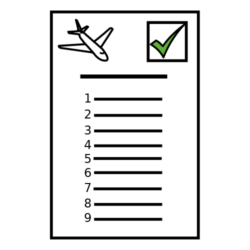 Pictograma de instrucciones para niños con TEA