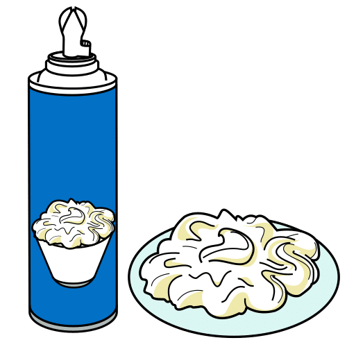 Pictograma de nata montada para niños con TEA