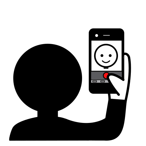 Pictograma de selfi para niños con TEA