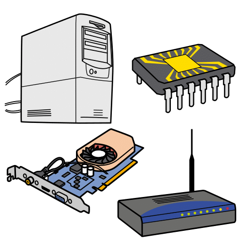 Pictograma de hardware para niños con autismo y TEA