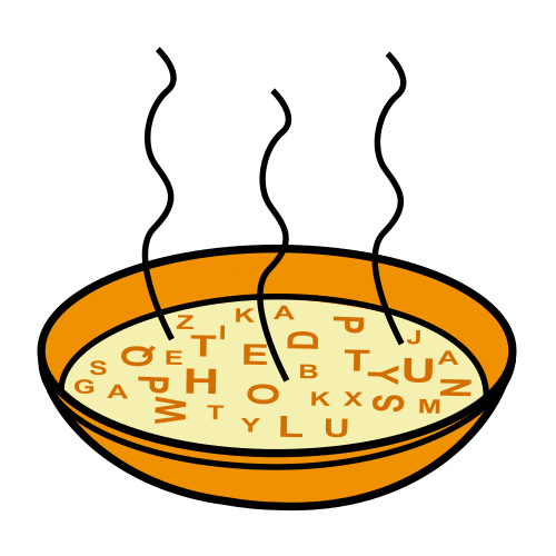 Pictograma de sopa de letras para niños con autismo y TEA