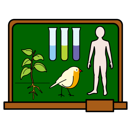 Pictograma de ciencias de la naturaleza para niños con autismo y TEA