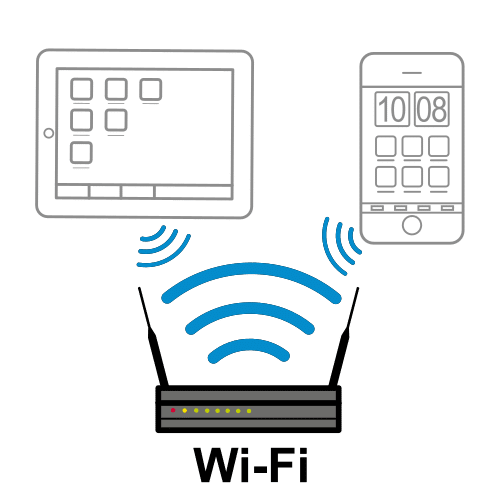 Pictograma de wifi para niños con autismo y TEA