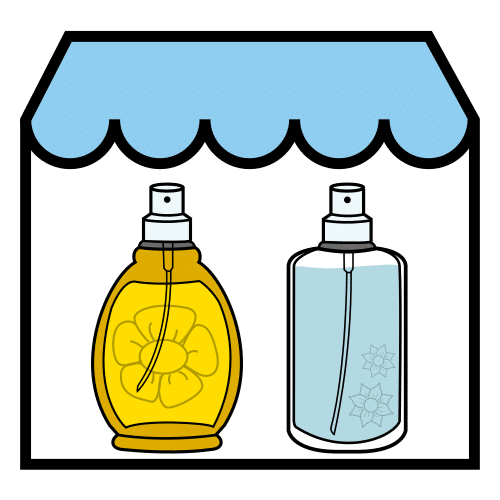 Pictograma de perfumería para niños con TEA