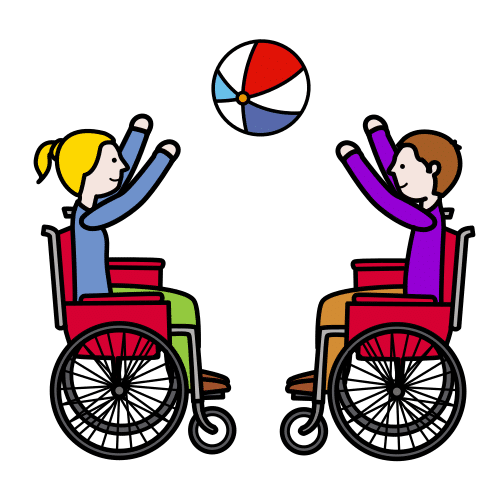 Pictograma de jugar para niños con autismo y TEA