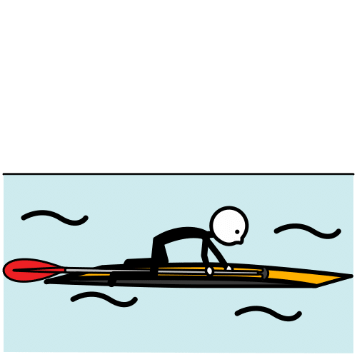 Pictograma de surf de remo para niños con autismo y TEA