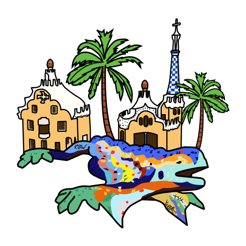 Pictograma de Park Güell para niños con autismo y TEA