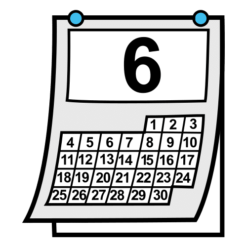 Pictograma de junio para niños con autismo y TEA