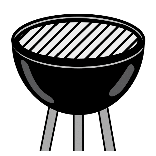 Pictograma de barbacoa para niños con autismo y TEA
