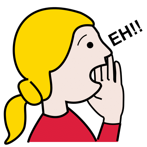Pictograma de gritar para niños con autismo y TEA
