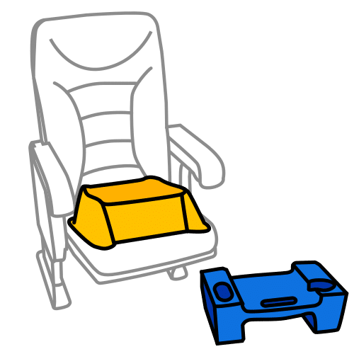 Pictograma de elevador para niños con autismo y TEA