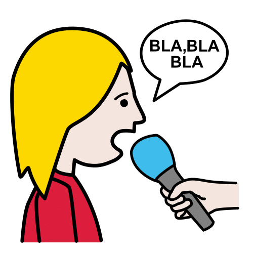 Pictograma de entrevistar para niños con autismo y TEA