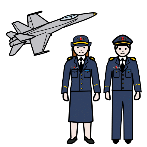 Pictograma de militares para niños con autismo y TEA