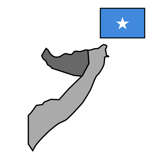 Pictograma de Somalia para niños con autismo y TEA