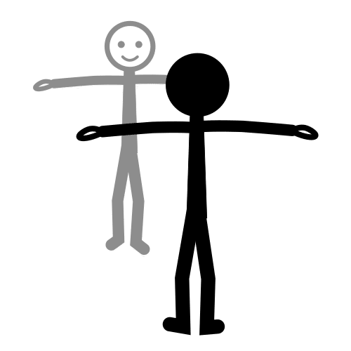 Pictograma de imitar para niños con autismo y TEA