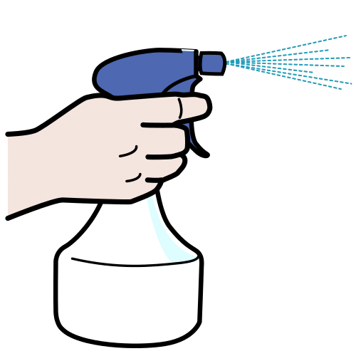 Pictograma de pulverizar para niños con TEA