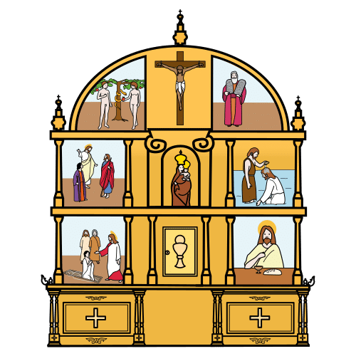 Pictograma de retablo para niños con autismo y TEA