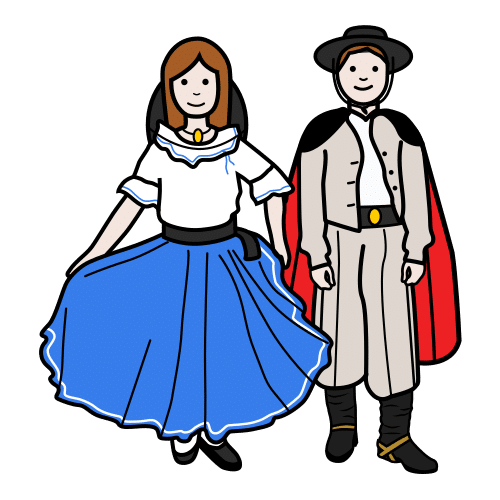 Pictograma de gauchos para niños con TEA