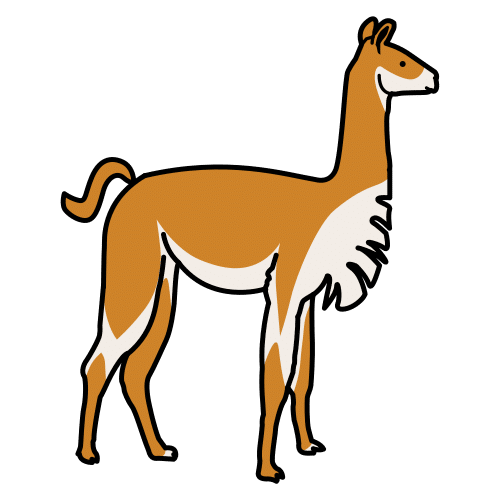 Pictograma de vicuña para niños con TEA