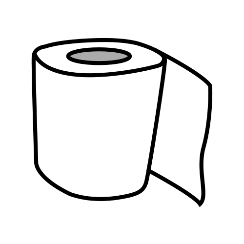 Pictograma de rollo de papel para niños con autismo y TEA