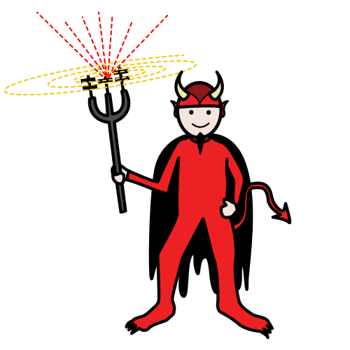 Pictograma de correfoc para niños con autismo y TEA