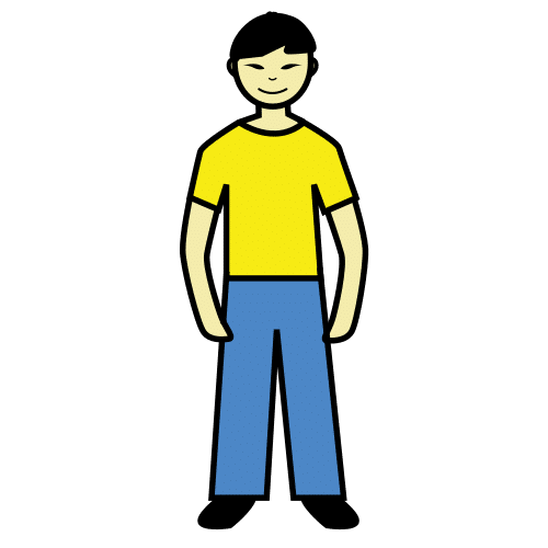Pictograma de chino para niños con autismo y TEA