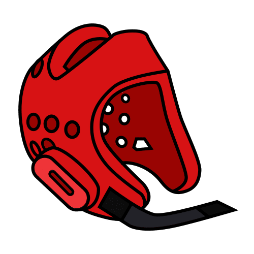 Pictograma de casco protector para niños con autismo y TEA