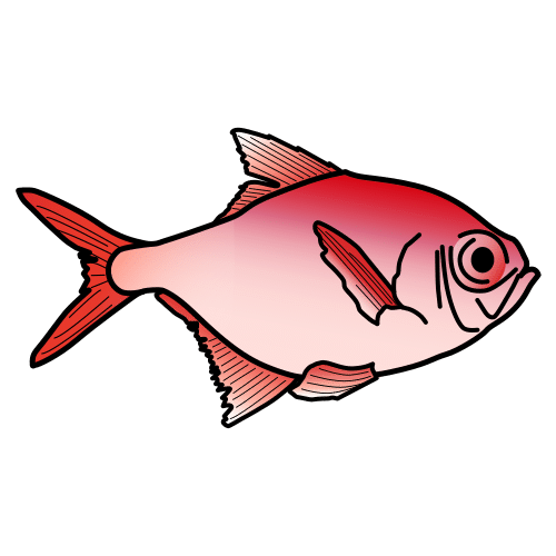 Pictograma de palometa roja para niños con autismo y TEA