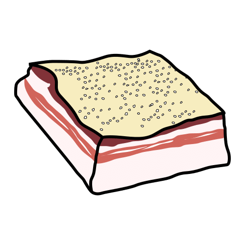 Pictograma de tocino para niños con TEA