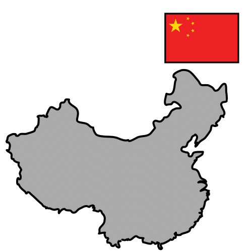 Pictograma de China para niños con autismo y TEA