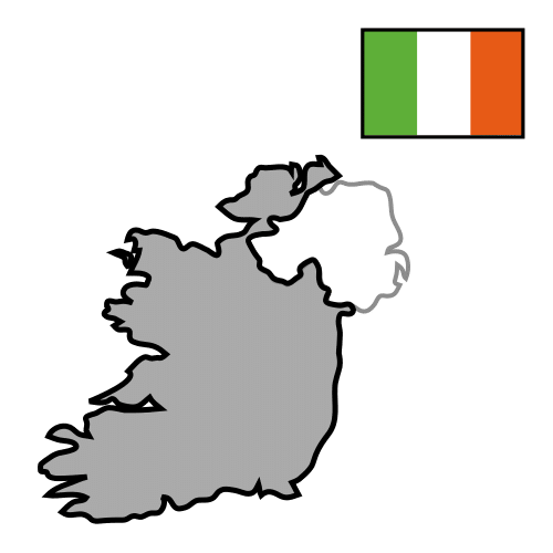 Pictograma de Irlanda para niños con autismo y TEA
