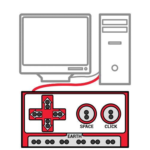 Pictograma de makey makey para niños con autismo y TEA