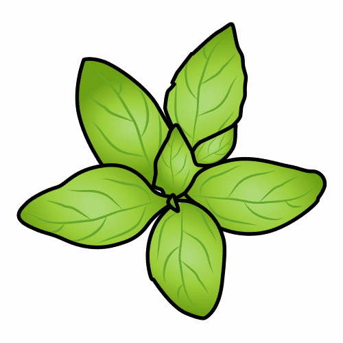 Pictograma de albahaca para niños con TEA