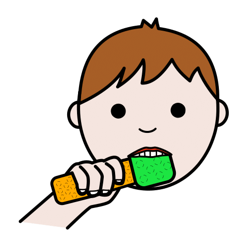 Pictograma de morder para niños con TEA