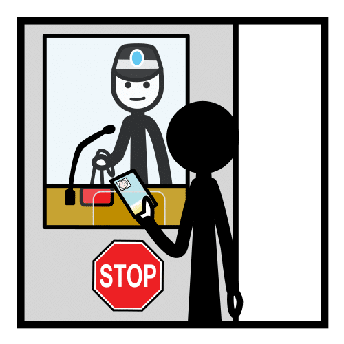 Pictograma de control para niños con TEA