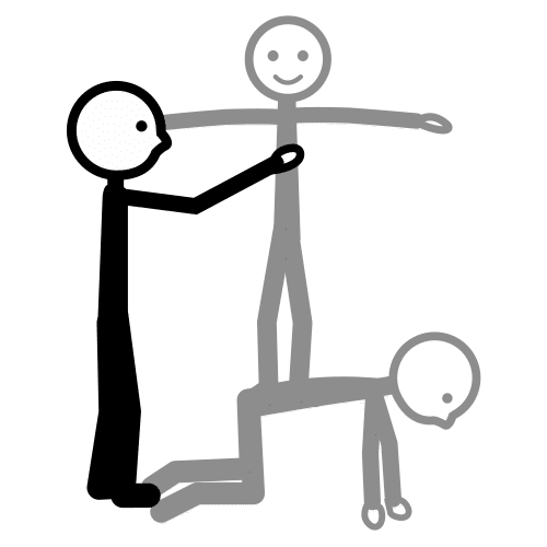 Pictograma de acrosport para niños con autismo y TEA