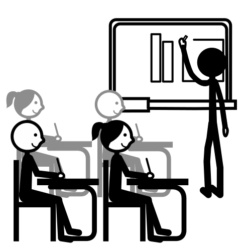 Pictograma de educación para niños con autismo y TEA