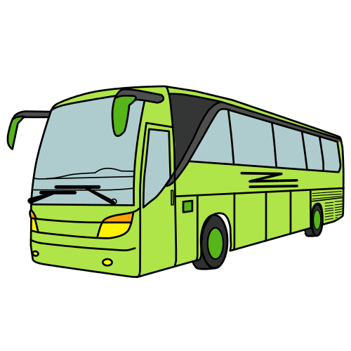 Pictograma de autobús para niños con autismo y TEA