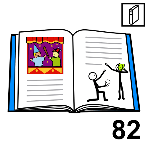 Pictograma de Clasificación Decimal Universal para niños con autismo y TEA