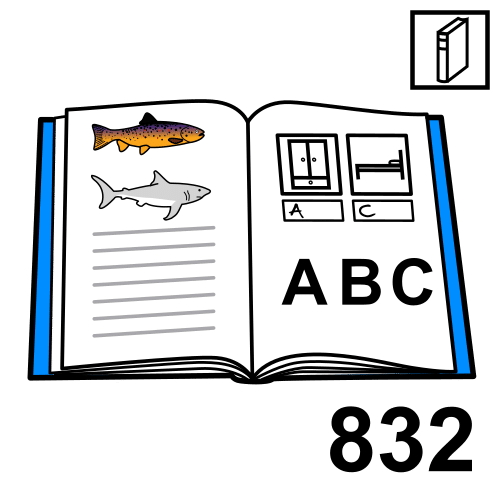 Pictograma de Clasificación Decimal Universal para niños con autismo y TEA